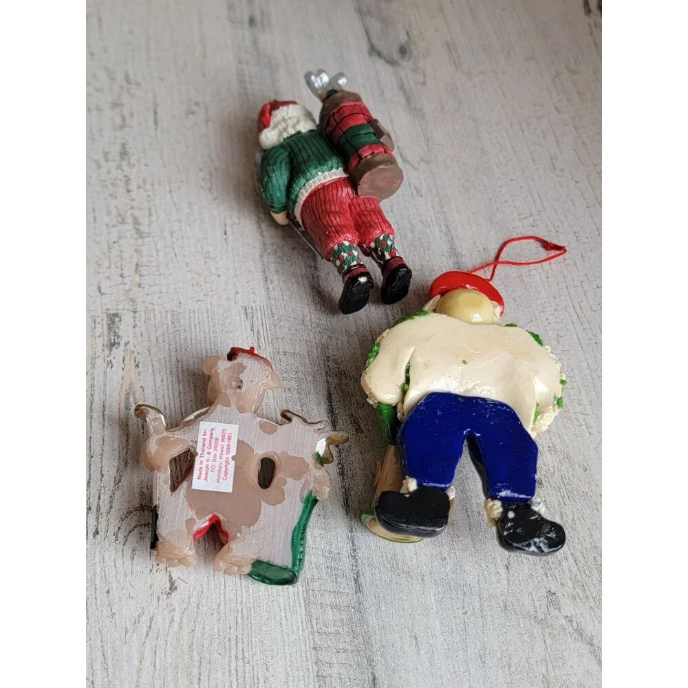 Golf santa claus bear Variety golfing club set ornament‎ Xmas